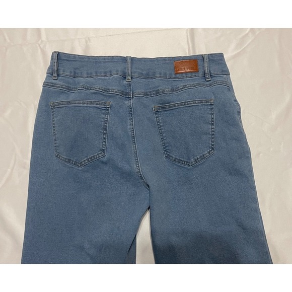 Sidefeel Women's Jeans Wide Leg High Waisted Loose Denim With Pockets Size 14 - Picture 5 of 12